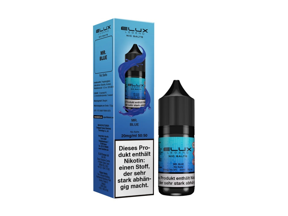 Elux - Nikotinsalz Liquid - Mr Blue