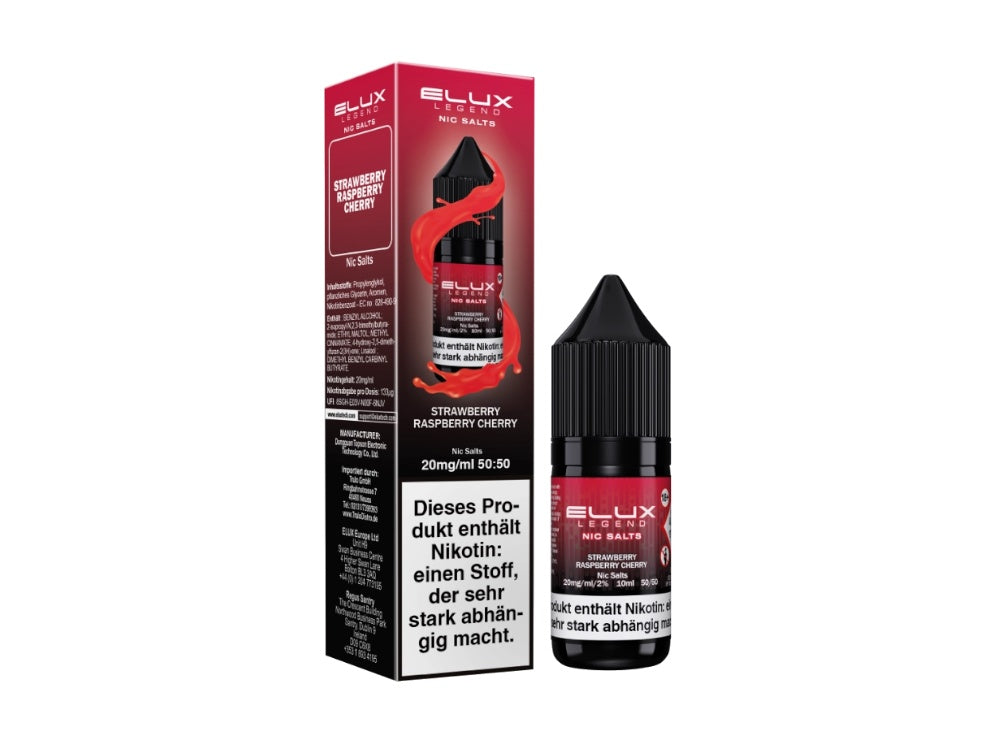 Elux - Nikotinsalz Liquid - Strawberry Raspberry Cherry