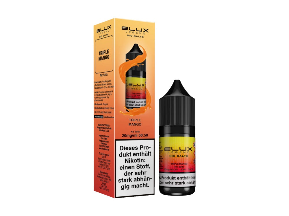 Elux - Nikotinsalz Liquid - Triple Mango
