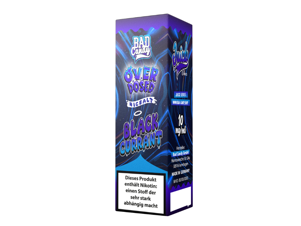 Bad Candy Liquids - Juicd - Nikotinsalz Liquid  - Blackcurrant