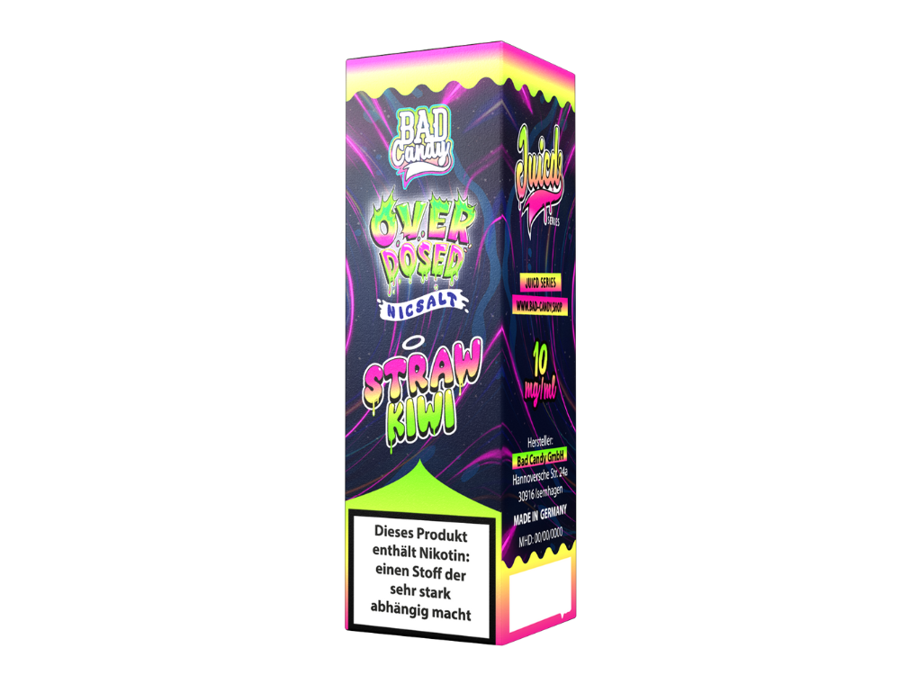 Bad Candy Liquids - Juicd - Nikotinsalz Liquid  - Straw Kiwi