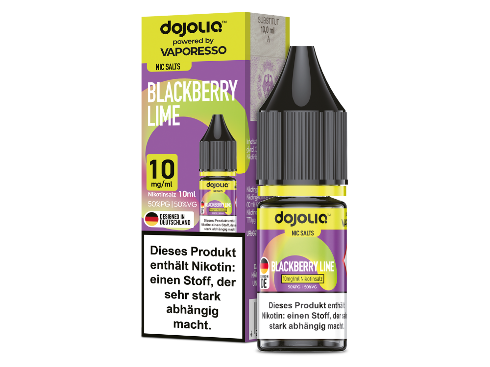 Vaporesso - Dojoliq - Nikotinsalz Liquid  - Blackberry Lime