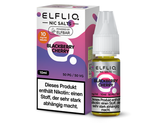 ELFLIQ - Blackberry Cherry - Nikotinsalz Liquid
