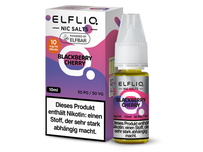 ELFLIQ - Blackberry Cherry - Nikotinsalz Liquid