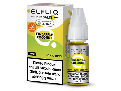 ELFLIQ - Pineapple Coconut - Nikotinsalz Liquid