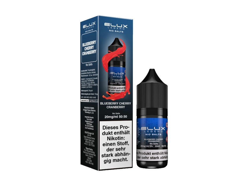 Elux - Nikotinsalz Liquid  - Blueberry Cherry Cranberry
