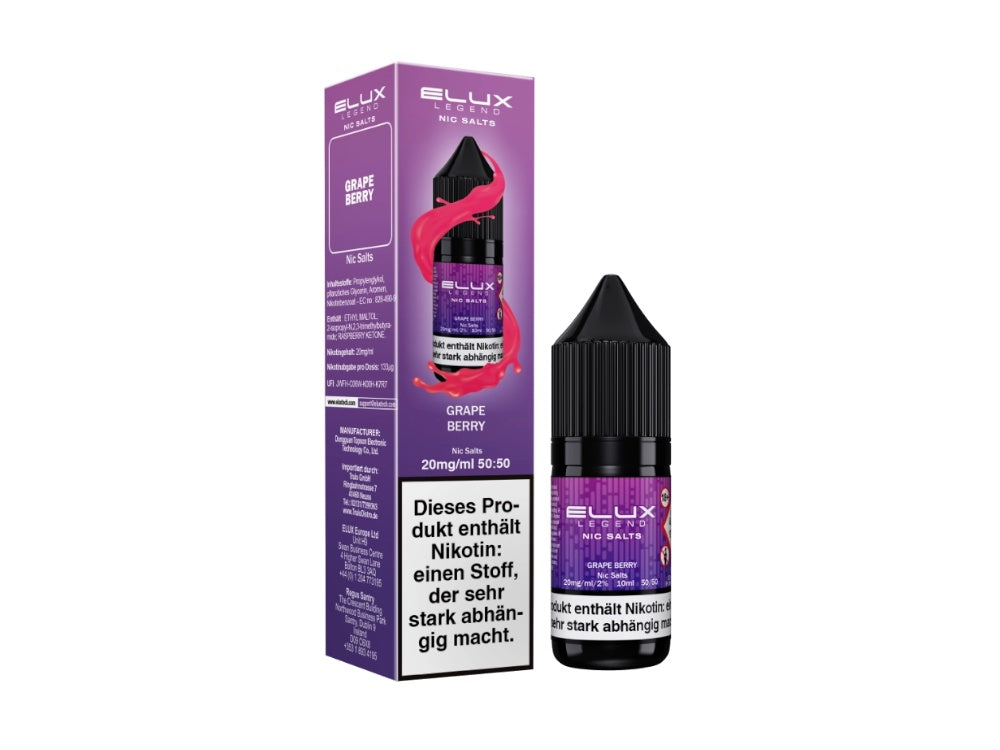 Elux - Nikotinsalz Liquid  - Grape Berry