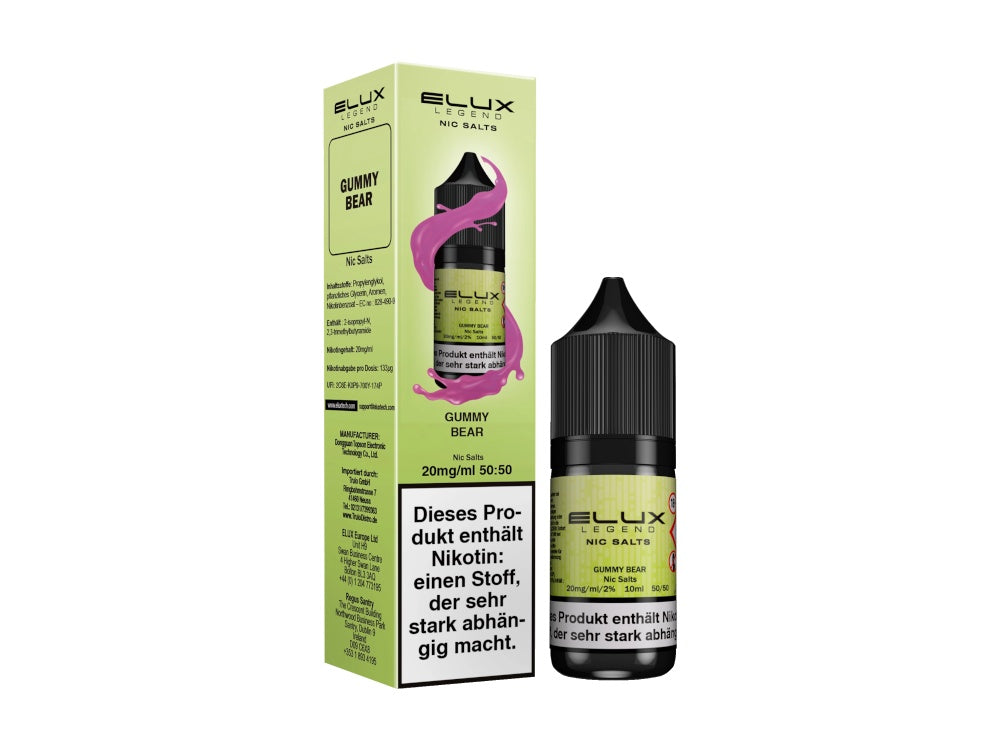 Elux - Nikotinsalz Liquid  - Gummy Bear