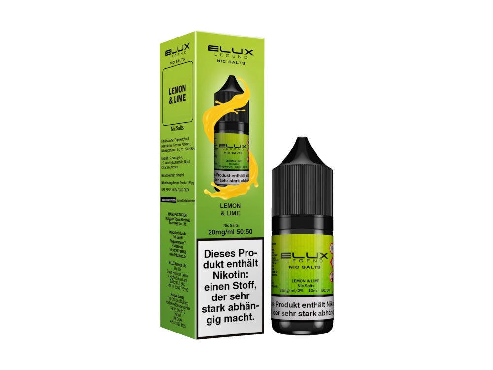 Elux - Nikotinsalz Liquid  - Lemon & Lime