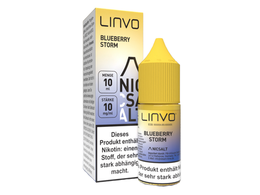 Linvo - Nikotinsalz Liquid - Blueberry Storm