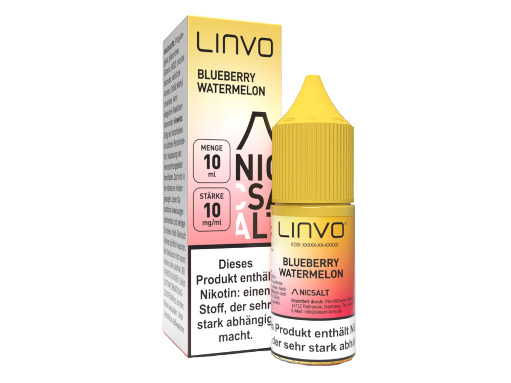 Linvo - Nikotinsalz Liquid - Blueberry Watermelon