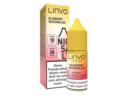 Linvo - Nikotinsalz Liquid - Blueberry Watermelon