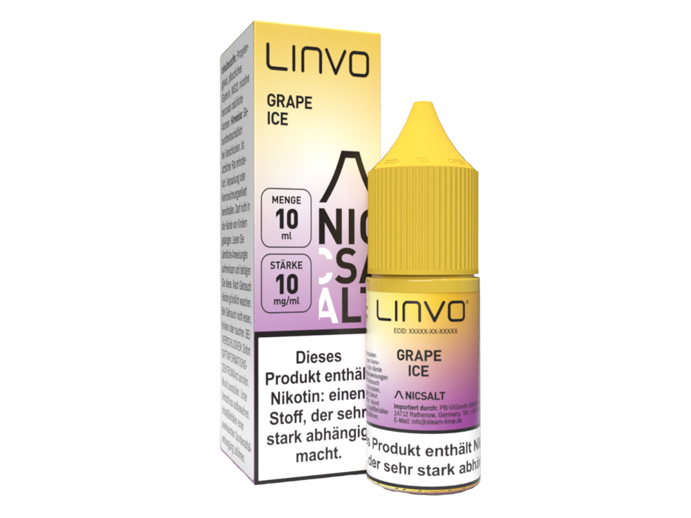 Linvo - Nikotinsalz Liquid - Grape Ice