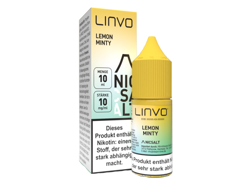 Linvo - Nikotinsalz Liquid - Lemon Minty