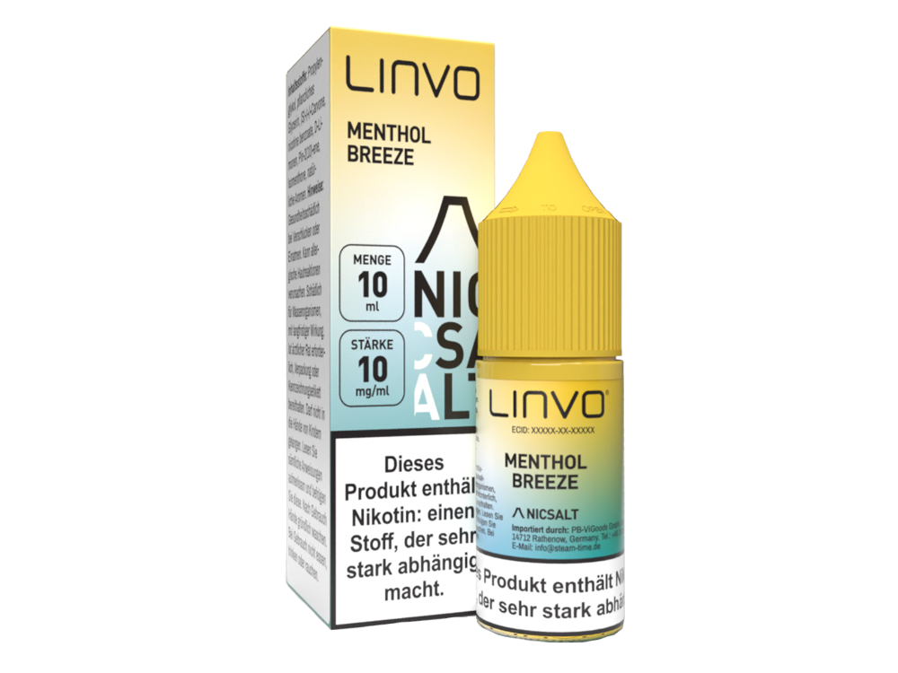 Linvo - Nikotinsalz Liquid - Menthol Breeze