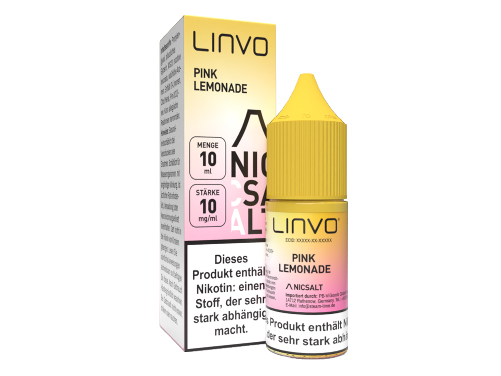 Linvo - Nikotinsalz Liquid - Pink Lemonade