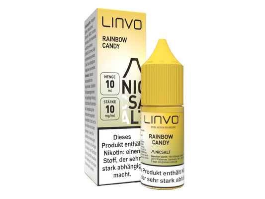 Linvo - Nikotinsalz Liquid - Rainbow Candy