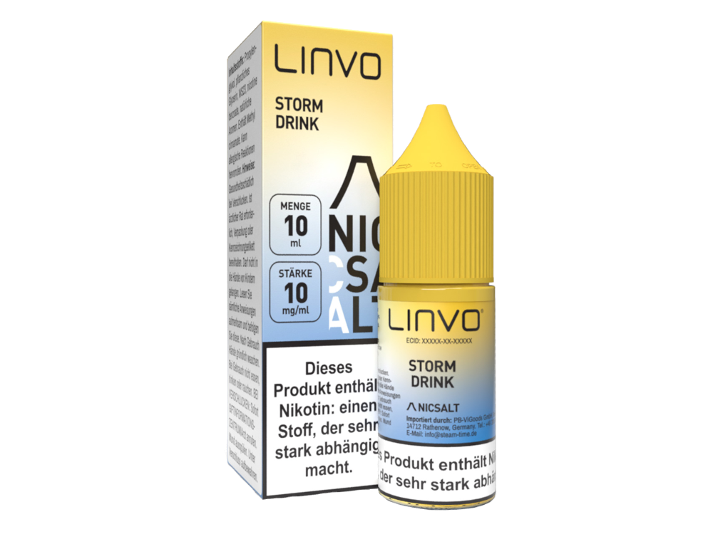 Linvo - Nikotinsalz Liquid - Storm Drink