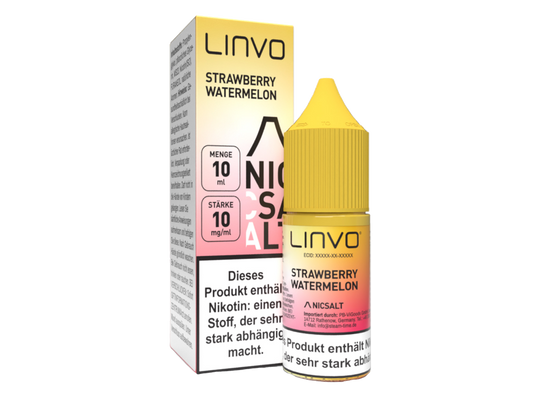 Linvo - Nikotinsalz Liquid - Strawberry Watermelon