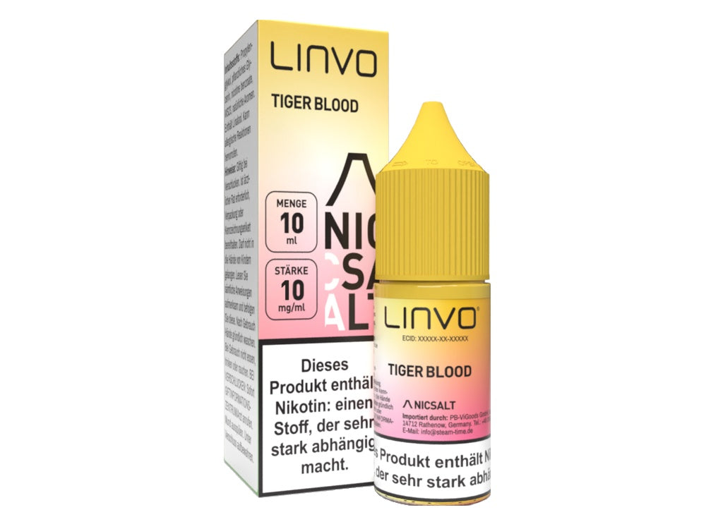 Linvo - Nikotinsalz Liquid - Tiger Blood