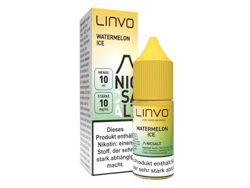 Linvo - Nikotinsalz Liquid - Watermelon Ice