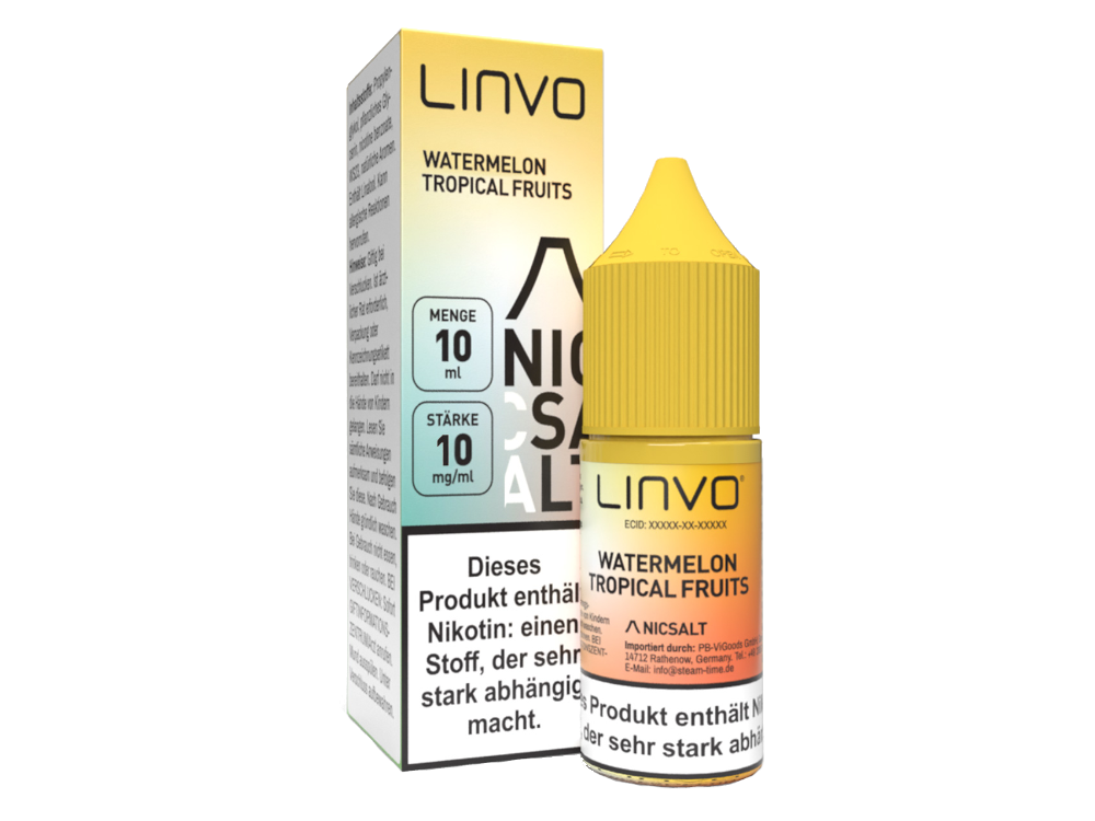 Linvo - Nikotinsalz Liquid - Watermelon Tropical Fruits
