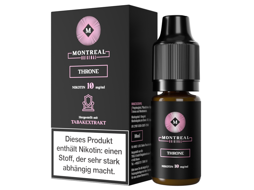 Montreal Original - Nikotinsalz Liquid - Throne
