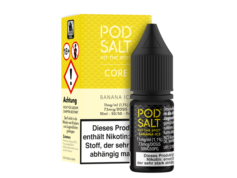Pod Salt Core - Nikotinsalz Liquid - Banana Ice
