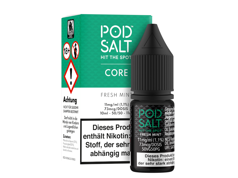 Pod Salt Core - Nikotinsalz Liquid - Fresh Mint