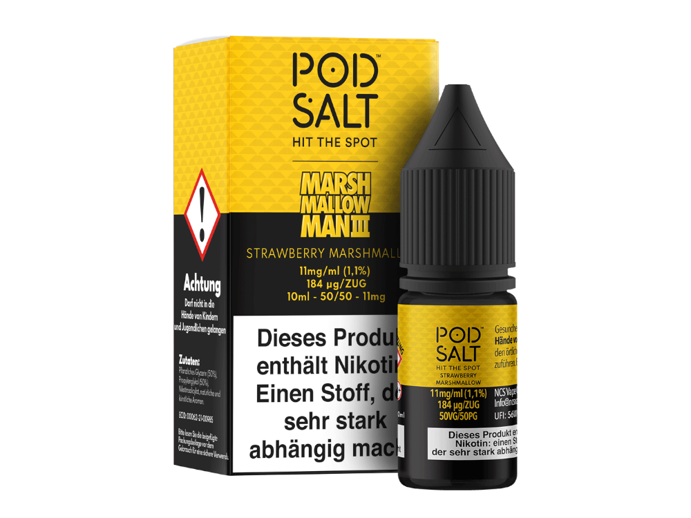 Pod Salt Fusion - Marshmallow Man 3 - Nikotinsalz Liquid