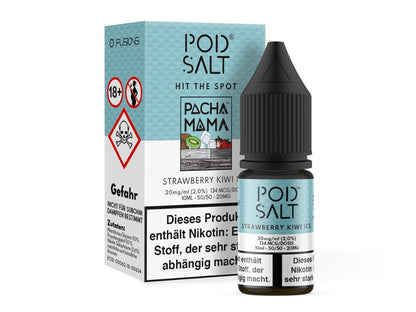 Pod Salt Fusion - Strawberry Kiwi Ice - Nikotinsalz Liquid