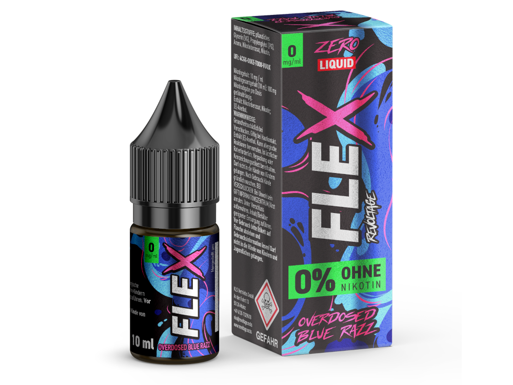 Revoltage - FLEX Nikotinsalz Liquid - Blue Razz