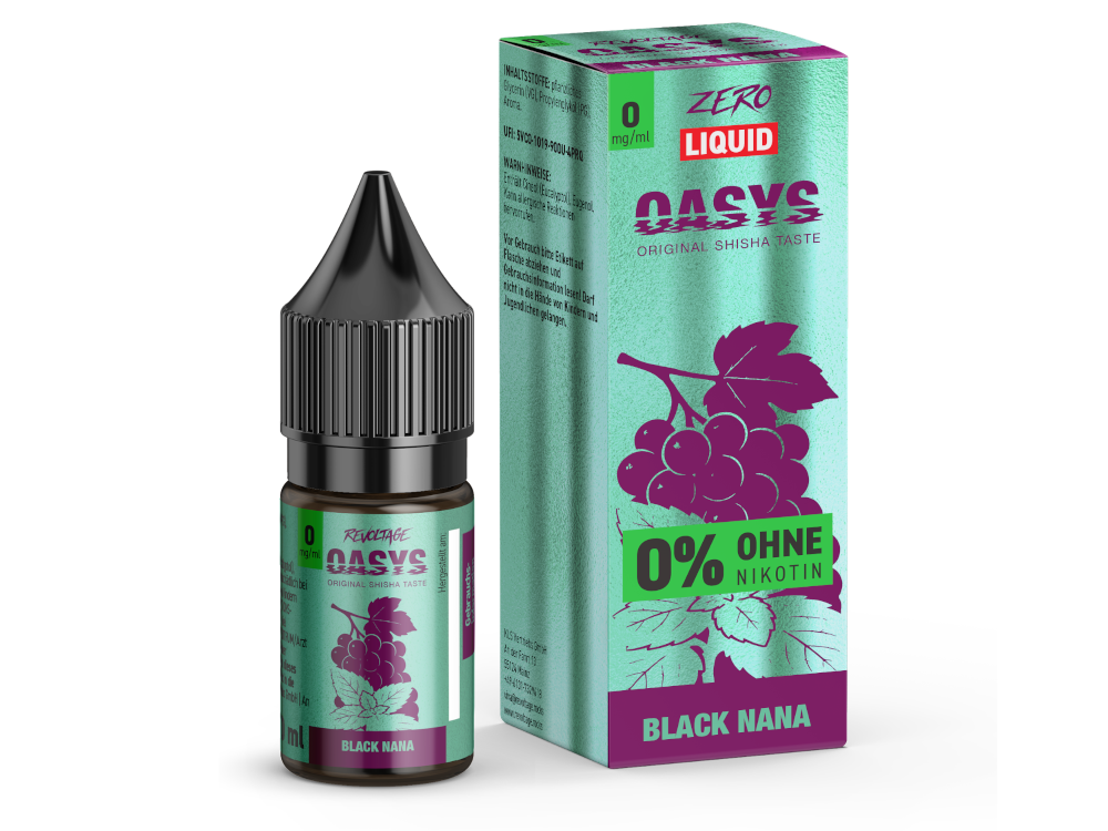 Revoltage - OASYS - Hybrid Nikotinsalz Liquid - Black Nana