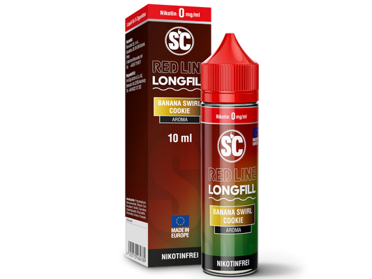 SC - Red Line Longfills 10 ml - Banana Swirl Cookie