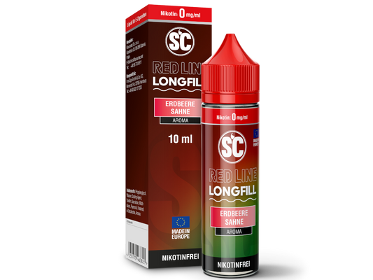 SC - Red Line Longfills 10 ml - Erdbeere Sahne