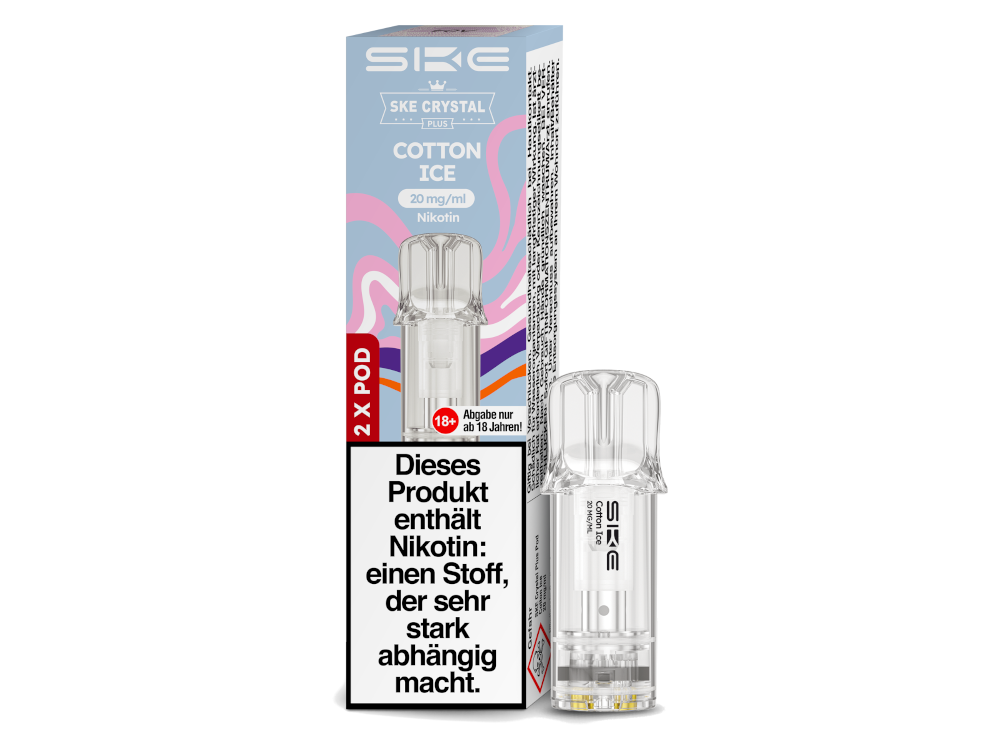 SKE - Crystal Plus Pod (2 Stück pro Packung) - Cotton Ice