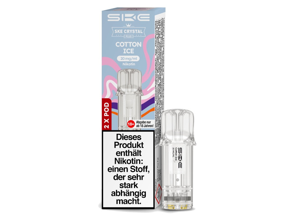 SKE - Crystal Plus Pod (2 Stück pro Packung) - Cotton Ice