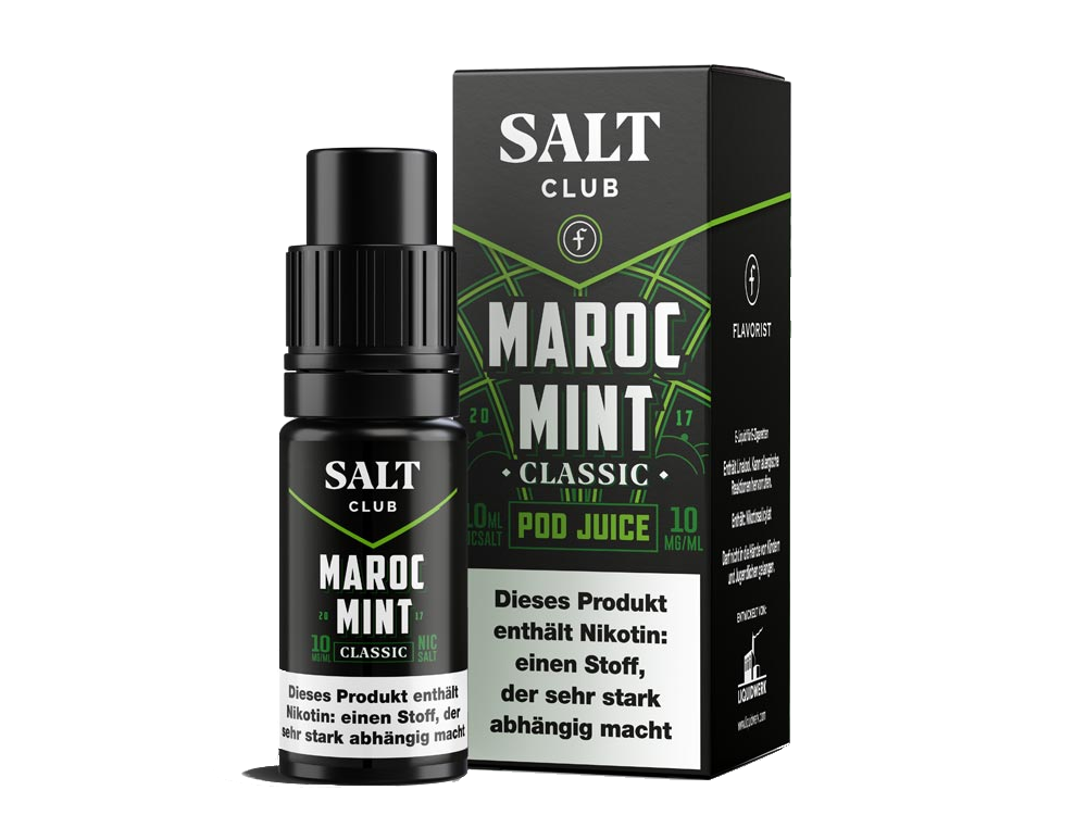 Salt Club - Flavorist Maroc Mint - Nikotinsalz Liquid - Classic