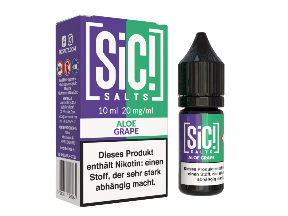 SiC! Salts - Nikotinsalz Liquid - Aloe Grape