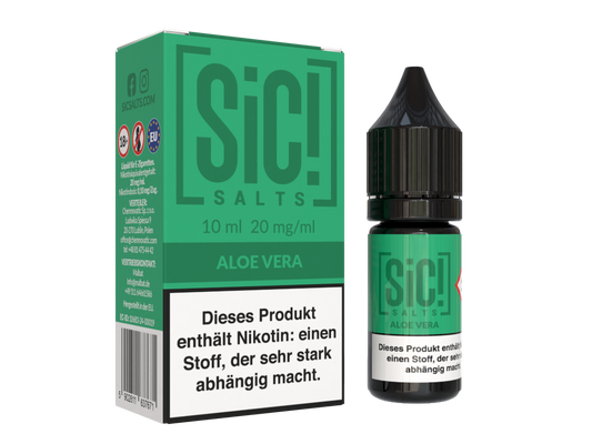 SiC! Salts - Nikotinsalz Liquid - Aloe Vera