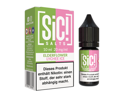 SiC! Salts - Nikotinsalz Liquid - Elderflower Lychee Ice