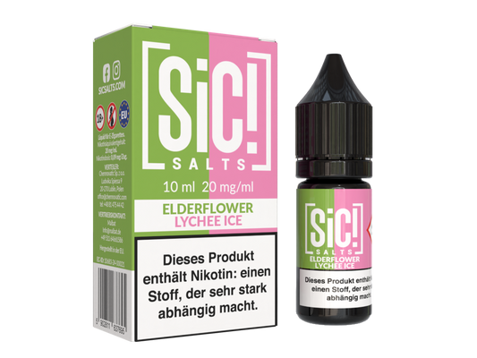 SiC! Salts - Nikotinsalz Liquid - Elderflower Lychee Ice