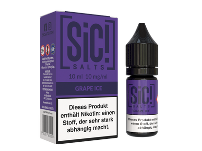 SiC! Salts - Nikotinsalz Liquid - Grape Ice