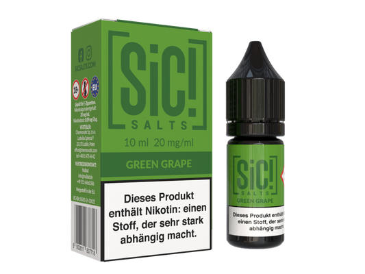 SiC! Salts - Nikotinsalz Liquid - Green Grape