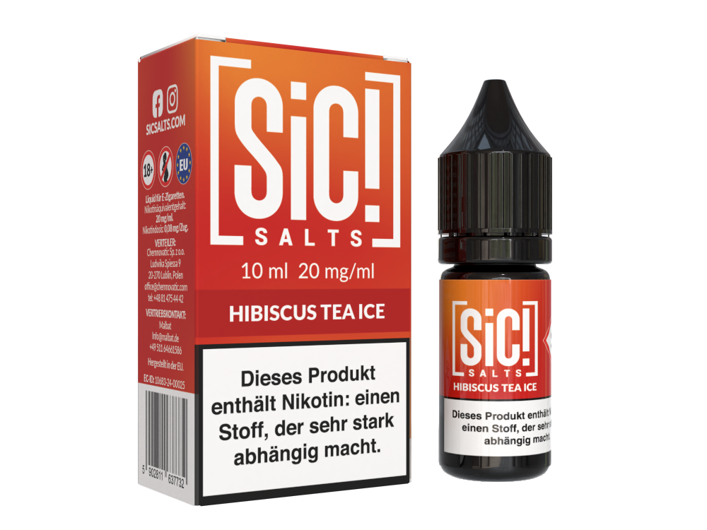 SiC! Salts - Nikotinsalz Liquid - Hibiscus Tea Ice