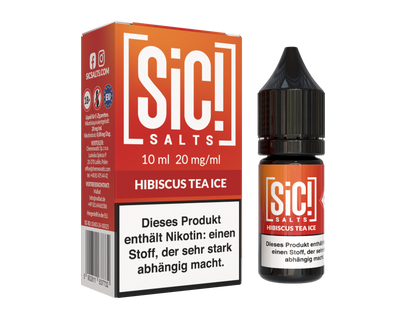 SiC! Salts - Nikotinsalz Liquid - Hibiscus Tea Ice