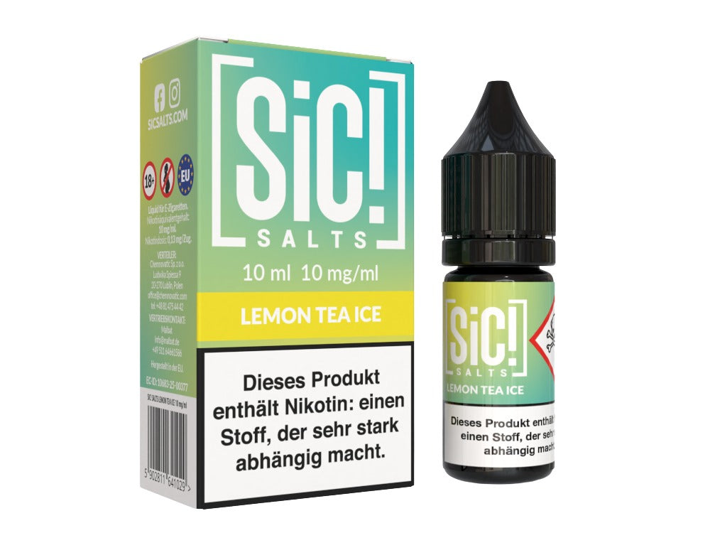SiC! Salts - Nikotinsalz Liquid - Lemon Tea Ice