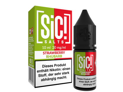 SiC! Salts - Nikotinsalz Liquid - Strawberry Rhubarb