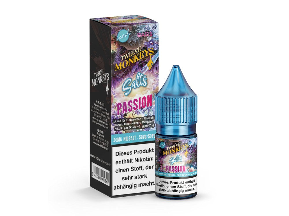 Twelve Monkeys - Iced - Nikotinsalz Liquid - Passion