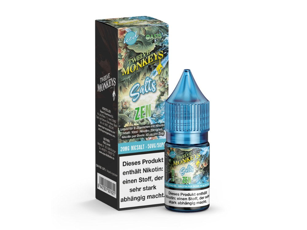 Twelve Monkeys - Iced - Nikotinsalz Liquid - Zen